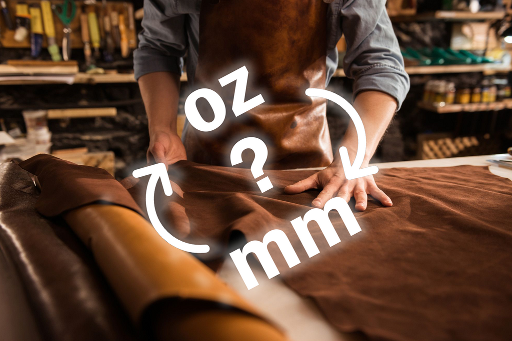 LEATHER THICKNESS/WEIGHT CONVERSION CHART