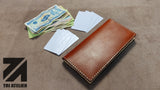 DIY leather wallet pattern  - Long wallet / Card wallet / Coin wallet / Zipper coin wallet - Leather pattern - PDF Download