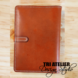 DIY leather project for beginners - Celtic Journal Cover - Free leather pattern 