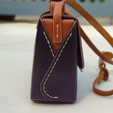 DIY leather bag pattern  - Ladies Crossbady bag - Leather pattern - PDF Download