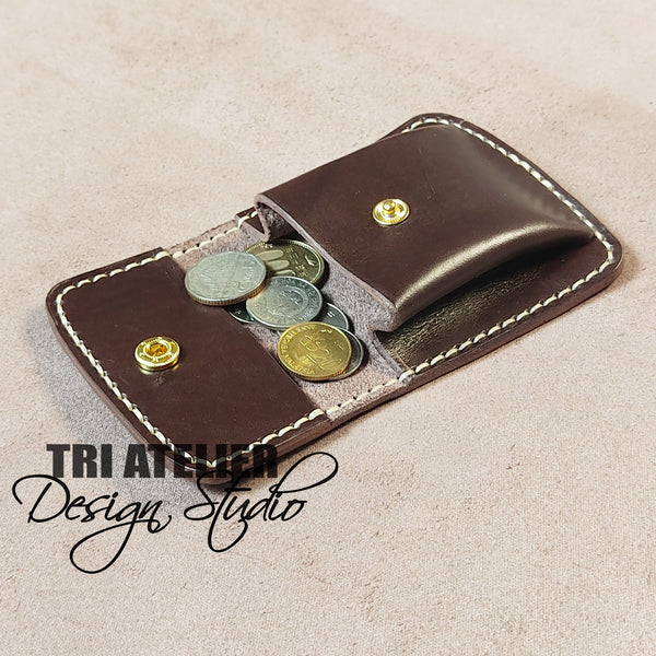 2 types] ZOO coin case oil leather kudu leather [Z-ZCC-040] Men's gen —  クラフトカフェ