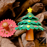 DIY leather Christmas decoration / pouch- Christmas tree decoration / pouch - Leather pattern - PDF Download